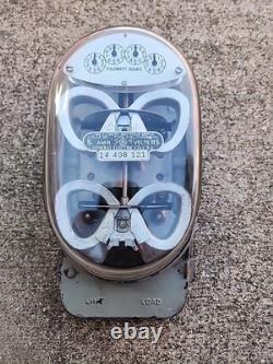 Compteur vintage General Electric Watthour GE à deux éléments 5 ampères