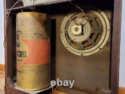 Console radio Superhétérodyne Vintage General Electric GE modèle L-915 à 9 tubes