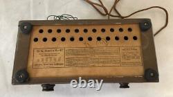 Déco vintage 1933 General Electric K-41 original et fonctionnel