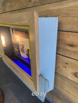 Écran publicitaire vintage General Electric pour réfrigérateurs GE