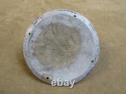 Émblem de plaque en laiton chromé Vintage Ge General Electric 5.5 Badge Logo