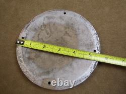 Émblem de plaque en laiton chromé Vintage Ge General Electric 5.5 Badge Logo