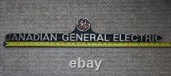 Enseigne vintage de la Canadian General Electric (GE)