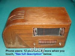 Ensemble de pièces de radio GE H-640 de General Electric d'avant-guerre 1939