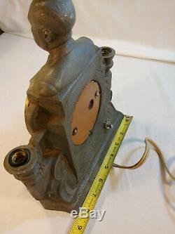 Esprit Lampe Fdr Métal Horloge Roosevelt Des Etats-unis General Electric Telechron Vintage