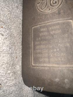 FUSIBLE DE COUPE-GAINE VINTAGE GENERAL ELECTRIC MODÈLE 9F1607 400 AMPS AVEC LAME RARE