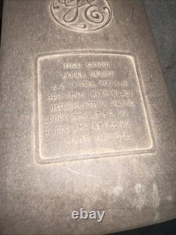FUSIBLE DE COUPE-GAINE VINTAGE GENERAL ELECTRIC MODÈLE 9F1607 400 AMPS AVEC LAME RARE