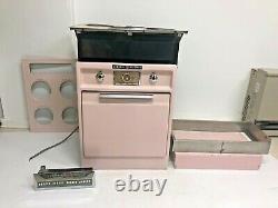 Four Vintage Ge Pink Stove Milieu Du Siècle Cuisine Moderne Générale Électrique 50s