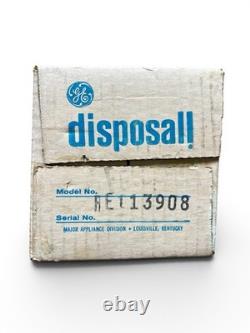 GE Disposall broyeur d’évier en acier inoxydable 100 vintage NOS General Electric