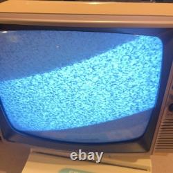 GE General Electric 12XR5104S Téléviseur portable 12 pouces vintage 1984