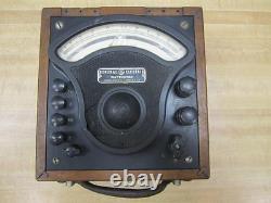 GE General Electric 3883854 ancien wattmètre sans couvercle avec face fissurée