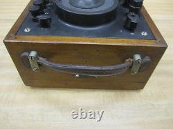 GE General Electric 3883854 ancien wattmètre sans couvercle avec face fissurée