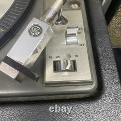 GE General Electric Trimline 500 lecteur de disques portable stéréo en état de marche À LIRE