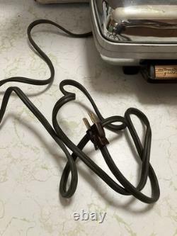 Gaufrier-gril vintage General Electric G44T avec plaques réversibles et boîte