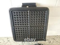 Gaufrier vintage GE General Electric A2G48T réversible en fer pour grillades