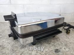 Gaufrier vintage GE General Electric A2G48T réversible en fer pour grillades