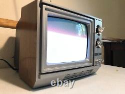 Ge General Electric 8-0904 9 Crt Tv Retro Gaming Television Vintage Wood Grain