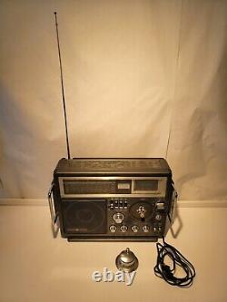Ge General Electric Model 7-2990a Portable 6 Band Am/fm Works Radio Sw À Ondes Courtes