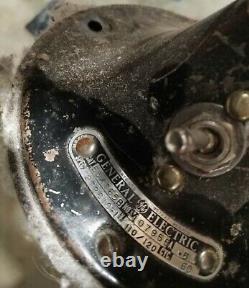 Ge General Electric Ventilateur 9 Courses Antiques Vintage! Prêt Pour La Restauration