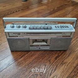 Ge General Electric Vintage Radio Stereo Cassette Boombox 3-5285a Superadio 80s