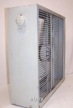 Ge Général Électrique Vintage 20 Ventilateur De Boîte Fonctionne Grand 3 Spd Électriquement Réversible