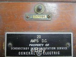 General Electric 888510 Ampèremètre Antique Vintage Antique 39006
