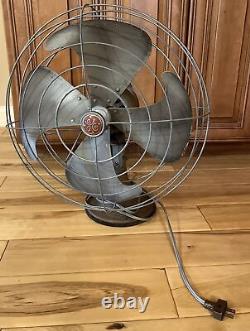 Général Electric GE Vintage Vortalex 18 Ventilateur F11V163 N° 22 LIRE