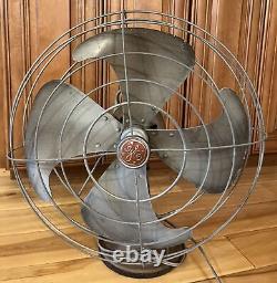 Général Electric GE Vintage Vortalex 18 Ventilateur F11V163 N° 22 LIRE