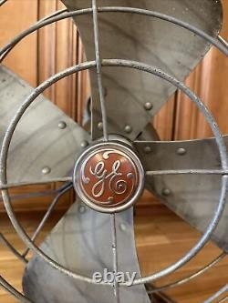 Général Electric GE Vintage Vortalex 18 Ventilateur F11V163 N° 22 LIRE