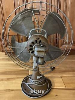 Général Electric GE Vintage Vortalex 18 Ventilateur F11V163 N° 22 LIRE