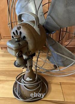 Général Electric GE Vintage Vortalex 18 Ventilateur F11V163 N° 22 LIRE