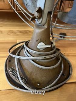 Général Electric GE Vintage Vortalex 18 Ventilateur F11V163 N° 22 LIRE