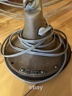 Général Electric GE Vintage Vortalex 18 Ventilateur F11V163 N° 22 LIRE