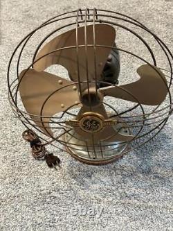 Général Electric GE Vortalex 12 Ventilateur FM12V1 273113-1 Vintage Fonctionne Métal 4 Lame