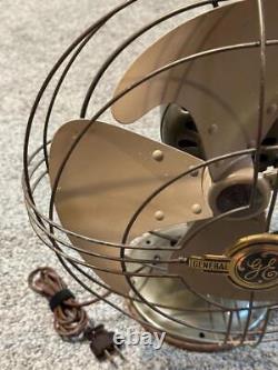 Général Electric GE Vortalex 12 Ventilateur FM12V1 273113-1 Vintage Fonctionne Métal 4 Lame