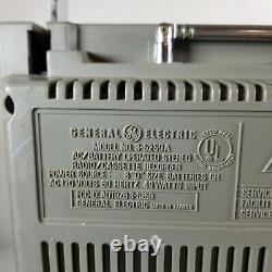 General Electric Mls3 Modèle 3-5259a Boombox Radio Cassette Musique Am Fm Vtg