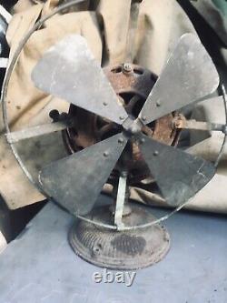 General Electric Pancake Fan Barn Trouvez Rusty Gold! Type 1 Formulaire B Circa 1901