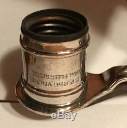 General Electric Socket Ampoule Antique Vieux Vers Électrique Vintage 1900
