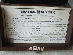 General Electric Vintage 1942 Millivoltmètre Dp2 Rare Test Equipment Steam Punk