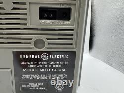 General Electric Vintage Boombox Modèle No. 3-5260A Radio Seulement / Réparation-Pièces LIRE