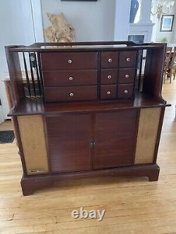 General Electric Vintage MID Century Modern Stereo Console Record Player