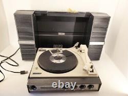 General Electric Wildcat Vintage Ge Platine Portable Record Player Radio Works