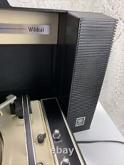General Electric Wildcat Vintage Ge Turntable Portable Record Player Fabriqué Aux États-unis