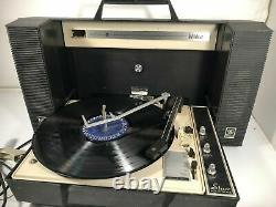 General Electric Wildcat Vintage Ge Turntable Portable Record Player Made In USA