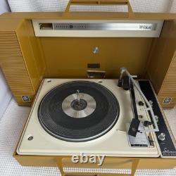 General Electric Wildcat tourne-disque stéréo à transistors vintage TESTÉ ET FONCTIONNEL