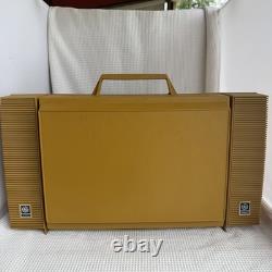General Electric Wildcat tourne-disque stéréo à transistors vintage TESTÉ ET FONCTIONNEL