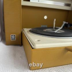 General Electric Wildcat tourne-disque stéréo à transistors vintage TESTÉ ET FONCTIONNEL