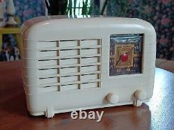 Général Électrique Ge Vintage Tube De Plascon Radio J-644w