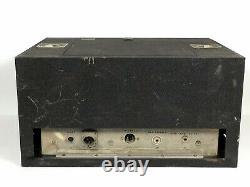 Général Électrique Marine Stock No. Z16-g-63785-3401 Radio-émetteur Ham Vintage