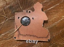 Général Électrique Vintage Smokey The Bear Clock National Parks 1958 Testé